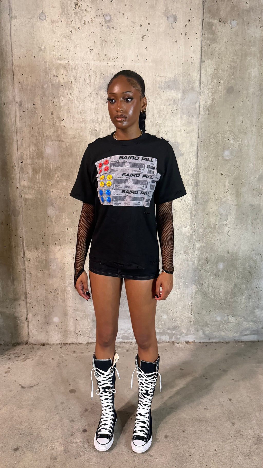 Saiiro Black “Cure” Tee