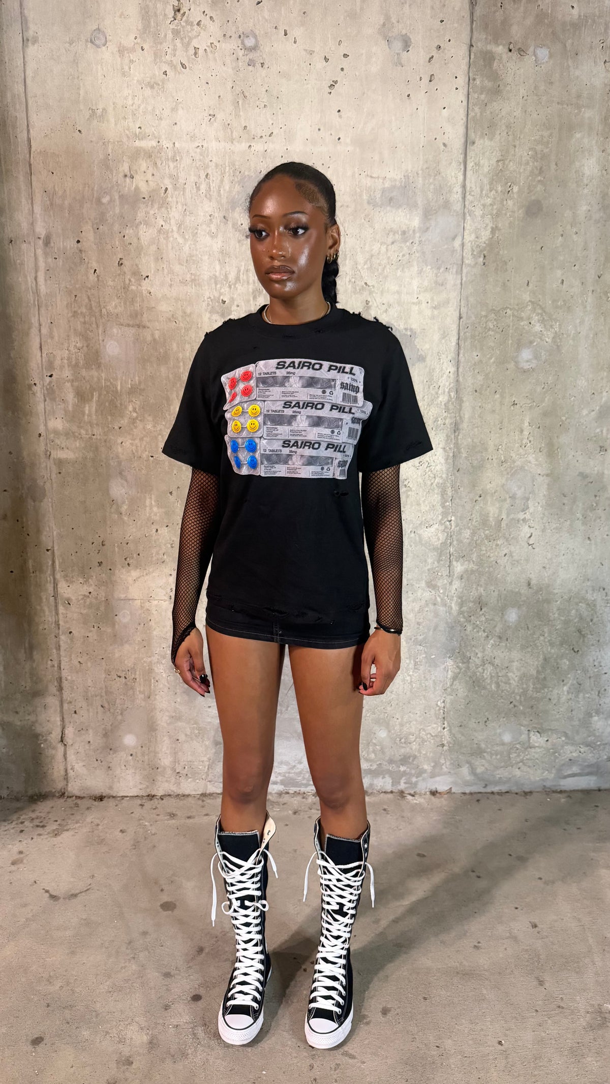 Saiiro Black “Cure” Tee